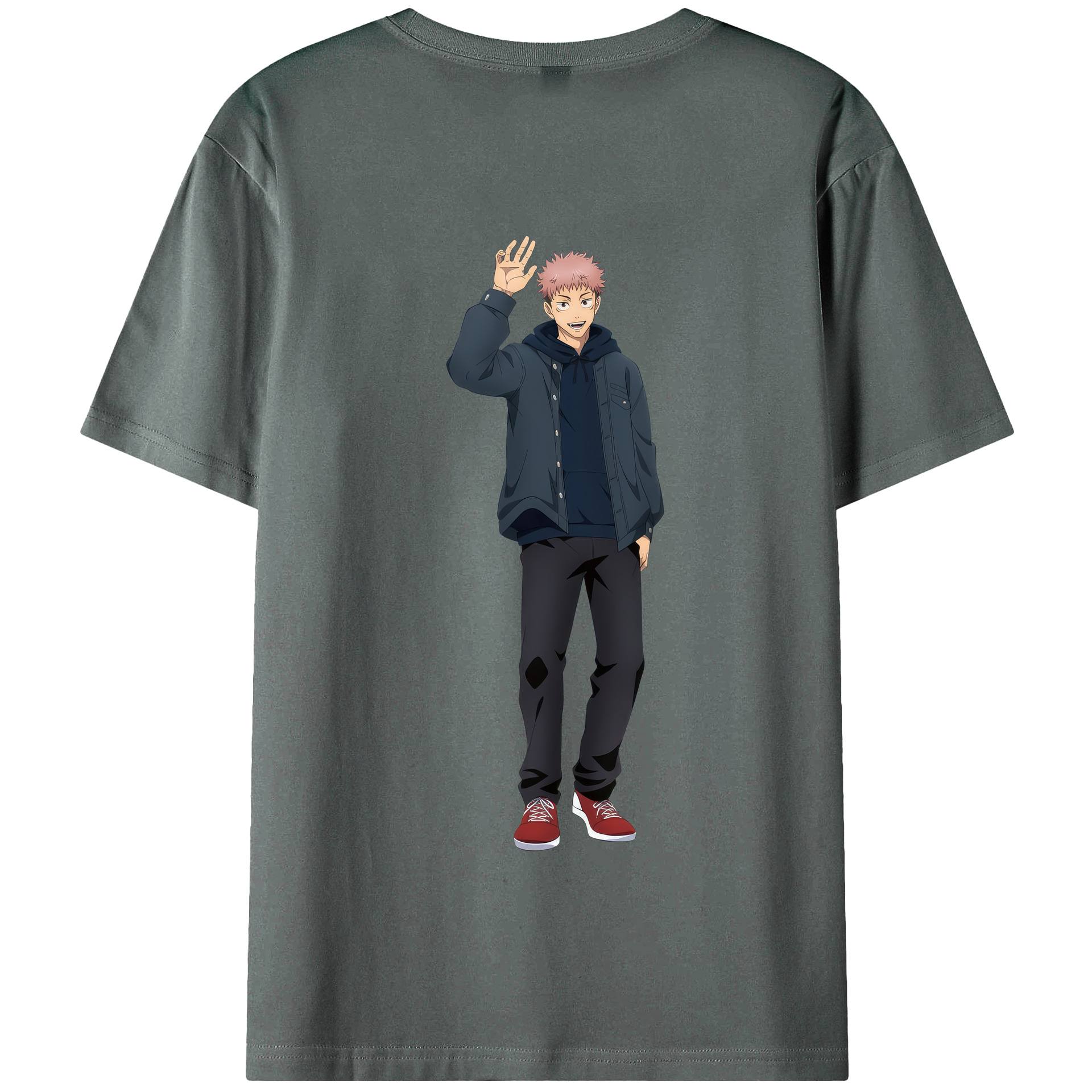 （画像用） 呪術廻戦 Jujutsu Kaisen 綿100％半袖Tシャツ（背面プリント）